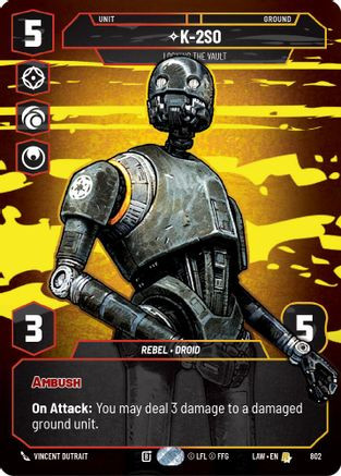 K-2S0 - Locking the Vault (Prestige) (802) - A Lawless Time、Fantasy Flight Games、kayou