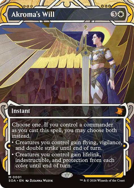 Akroma's Will (Mystical Archive) | Secrets of Strixhaven Mystical Archive、Magic: The Gathering、kayou