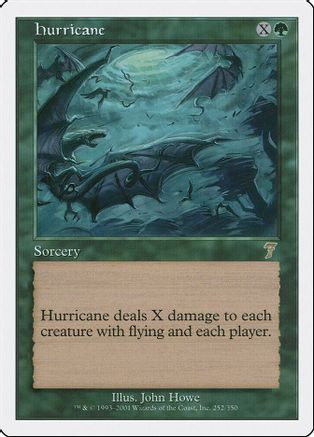 Hurricane (7ED-252) - 7th Edition、Wizards of the Coast、kayou