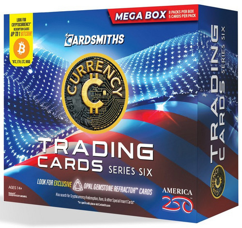 Currency Series 6 America250 Edition Trading Card MEGA Box 8 Packs (Pre-Order ships January)、ToyWiz、kayou