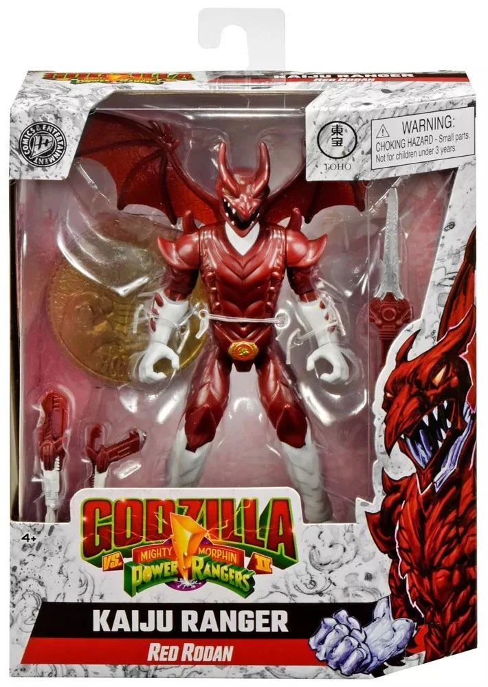 Godzilla vs The Mighty Morphin Power Rangers II Kaiju Ranger Red Rodan Action Figure、ToyWiz、kayou