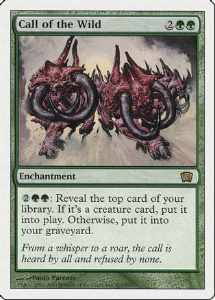 Call of the Wild (8ED-235) - 8th Edition Foil、Wizards of the Coast、kayou
