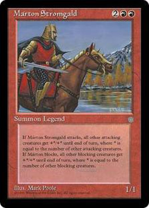 MtG Ice Age Rare Marton Stromgald #199 Lightly Played、ToyWiz、kayou