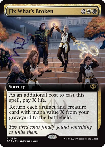 Fix What's Broken (Extended Art Foil) | Secrets of Strixhaven、Magic: The Gathering、kayou