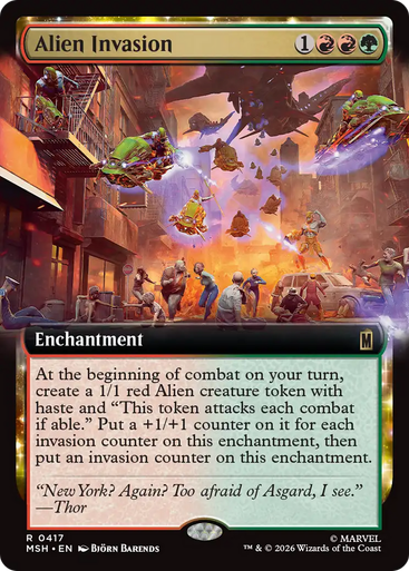 Alien Invasion (Extended Art) | Marvel Super Heroes、Magic: The Gathering、kayou
