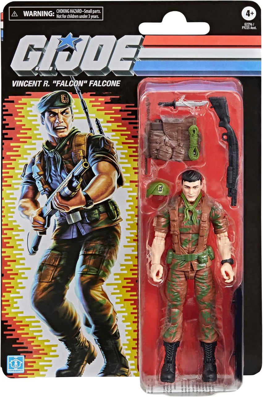 GI Joe Classified Series Vincent R. Falcon Falcone Action Figure Retro Cardback (Pre-Order ships October)、ToyWiz、kayou