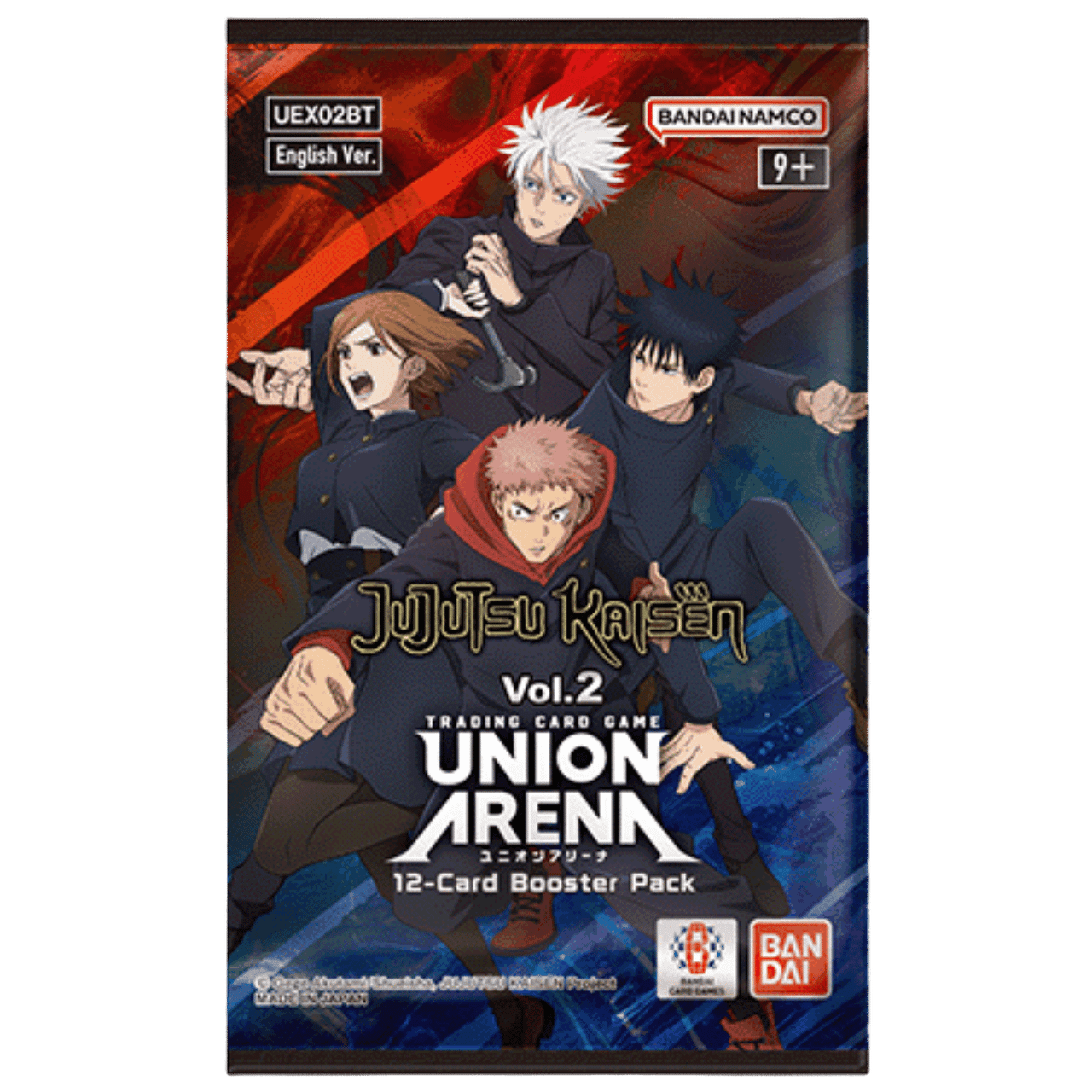 Union Arena TCG: Jujutsu Kaisen Vol. 2 - UEX02BT Booster Pack、Bandai、kayou