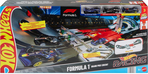Hot Wheels Speed Snap Racing Formula 1 Grand Prix Circuit Track Set、ToyWiz、kayou