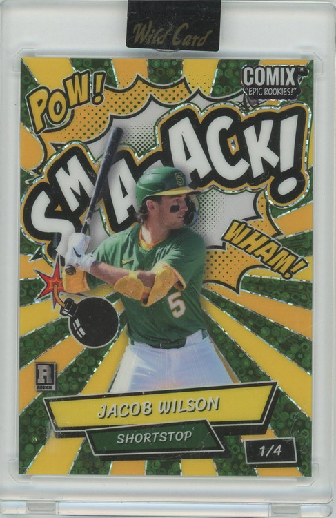MLB 2025 Wild Card Comix Epic Rookies! 1/4 Smack! Jacob Wilson Rookie、ToyWiz、kayou