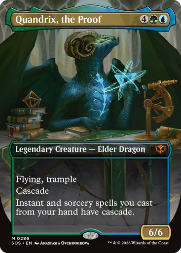 Quandrix, the Proof (Borderless Art Foil) | Secrets of Strixhaven、Magic: The Gathering、kayou