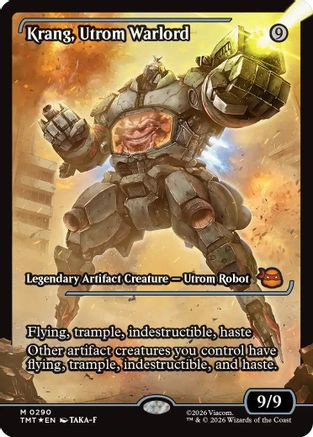 Krang, Utrom Warlord (Showcase) (TMT-290) - Teenage Mutant Ninja Turtles Foil、Wizards of the Coast、kayou