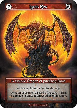 Ignis Rex (Foil) - Dragonlord Foil、Dragonlord、kayou