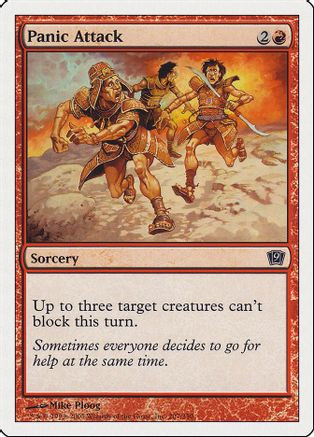 Panic Attack (9ED-207) - 9th Edition Foil、Wizards of the Coast、kayou