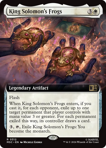 King Solomon's Frogs (Extended Art) | Marvel Super Heroes Commander、Magic: The Gathering、kayou