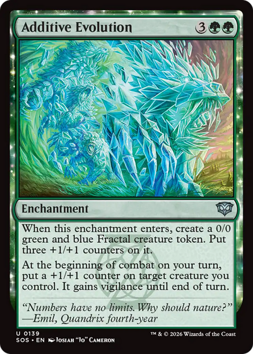 Additive Evolution (Foil) | Secrets of Strixhaven、Magic: The Gathering、kayou