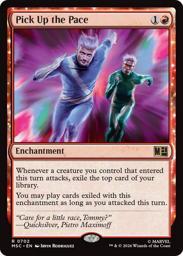 Pick Up the Pace (Foil) | Marvel Super Heroes Commander、Magic: The Gathering、kayou