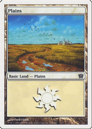 Plains (334) (9ED-334) - 9th Edition、Wizards of the Coast、kayou