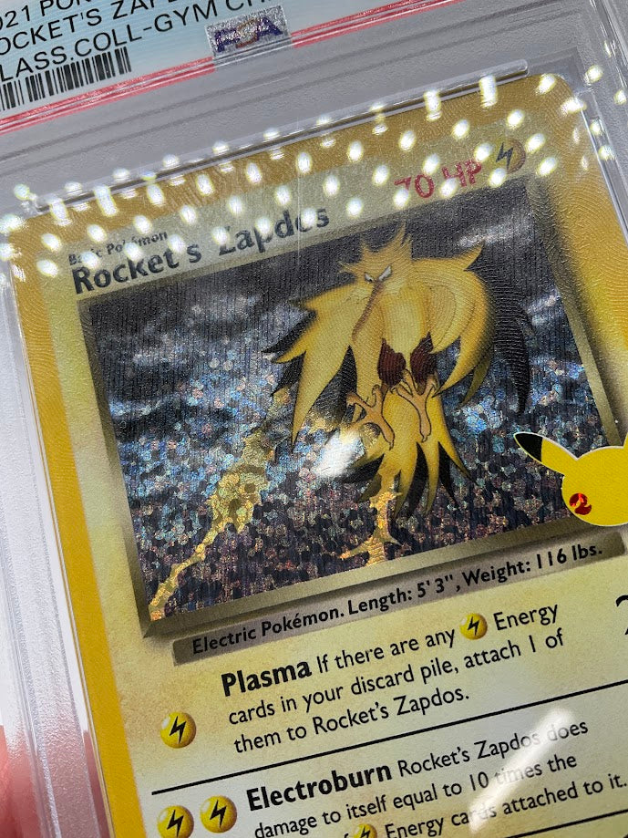 Rocket's Zapdos Pokemon Celebration Classic Collection Gym Challenge Holo PSA 10、Collector Store LLC Gaming、kayou