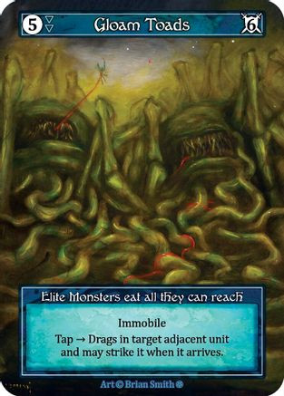 Gloam Toads (Foil) - Gothic Foil、Gothic、kayou