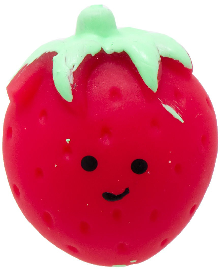Scrunchems Squishy Buddies Fab 'N' Fruity Strawberry Sensory Stress Toy、ToyWiz、kayou