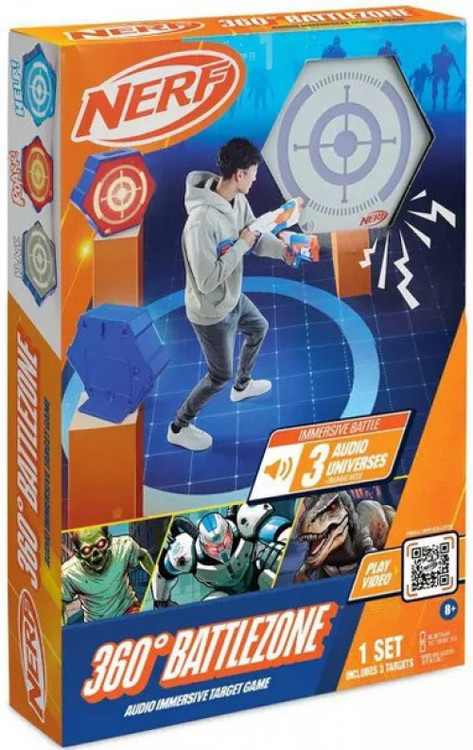 NERF 360 Battlezone Game LED Targets & Sound FX、ToyWiz、kayou