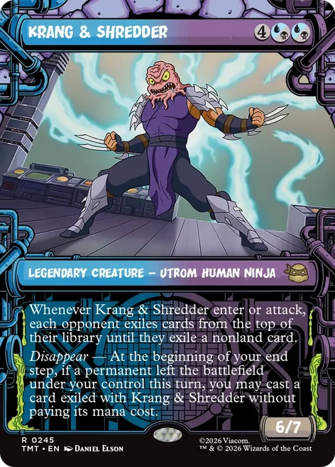Krang & Shredder (Showcase Frame) | Teenage Mutant Ninja Turtles、Magic: The Gathering、kayou
