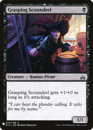 Grasping Scoundrel (LIST-074) - The List、Wizards of the Coast、kayou