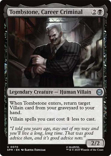 Tombstone, Career Criminal、Magic: The Gathering、kayou