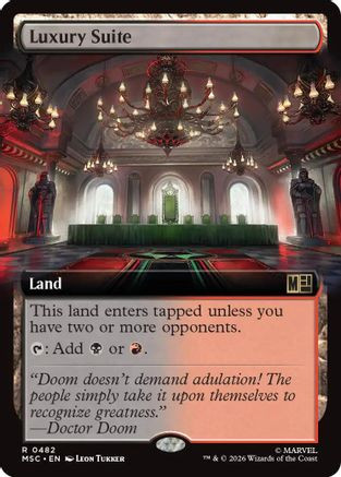 Luxury Suite (Extended Art) (MSC-482) - Commander: Marvel Super Heroes、Wizards of the Coast、kayou