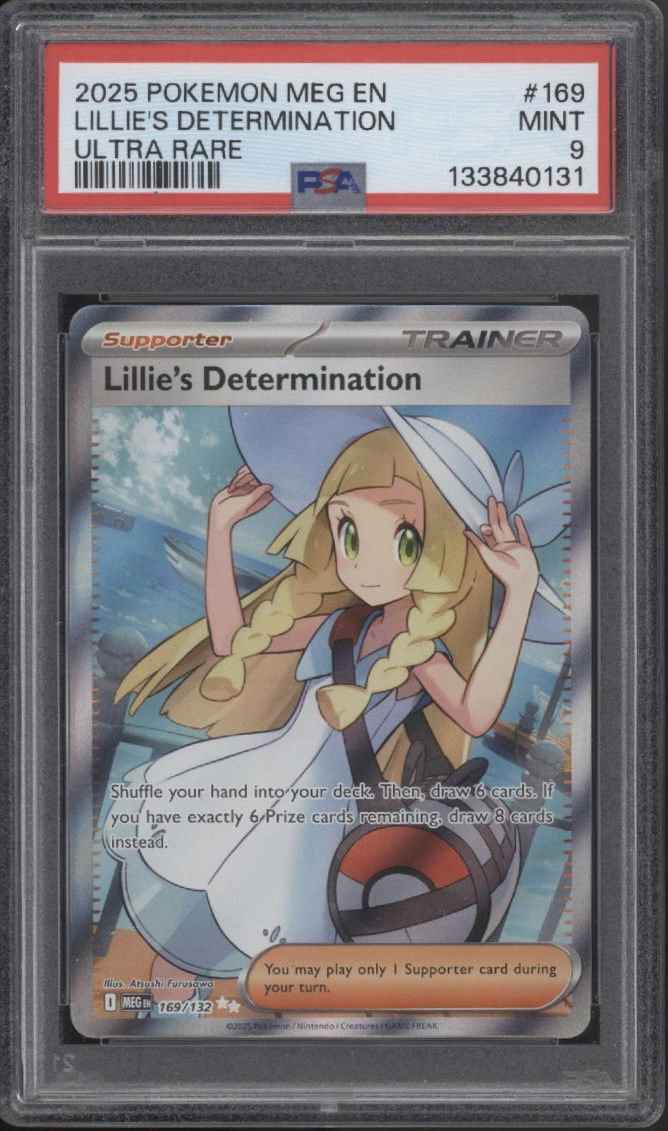 Lillie's Determination Mega Evolution Ultra Rare #169 PSA 9、Collector Store LLC Gaming、kayou