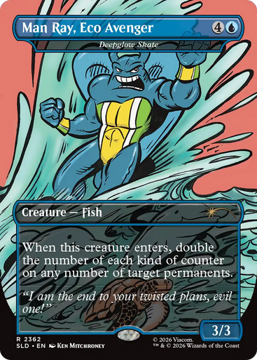 Deepglow Skate Man Ray, Eco Avenger (Secret Lair - Teenage Mutant Ninja Turtles: The Mighty Mutanimals) | Secret Lair Drops、Magic: The Gathering、kayou