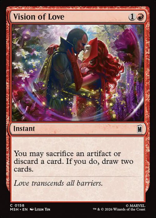 MtG Marvel Super Heroes Common Vision of Love #158、ToyWiz、kayou