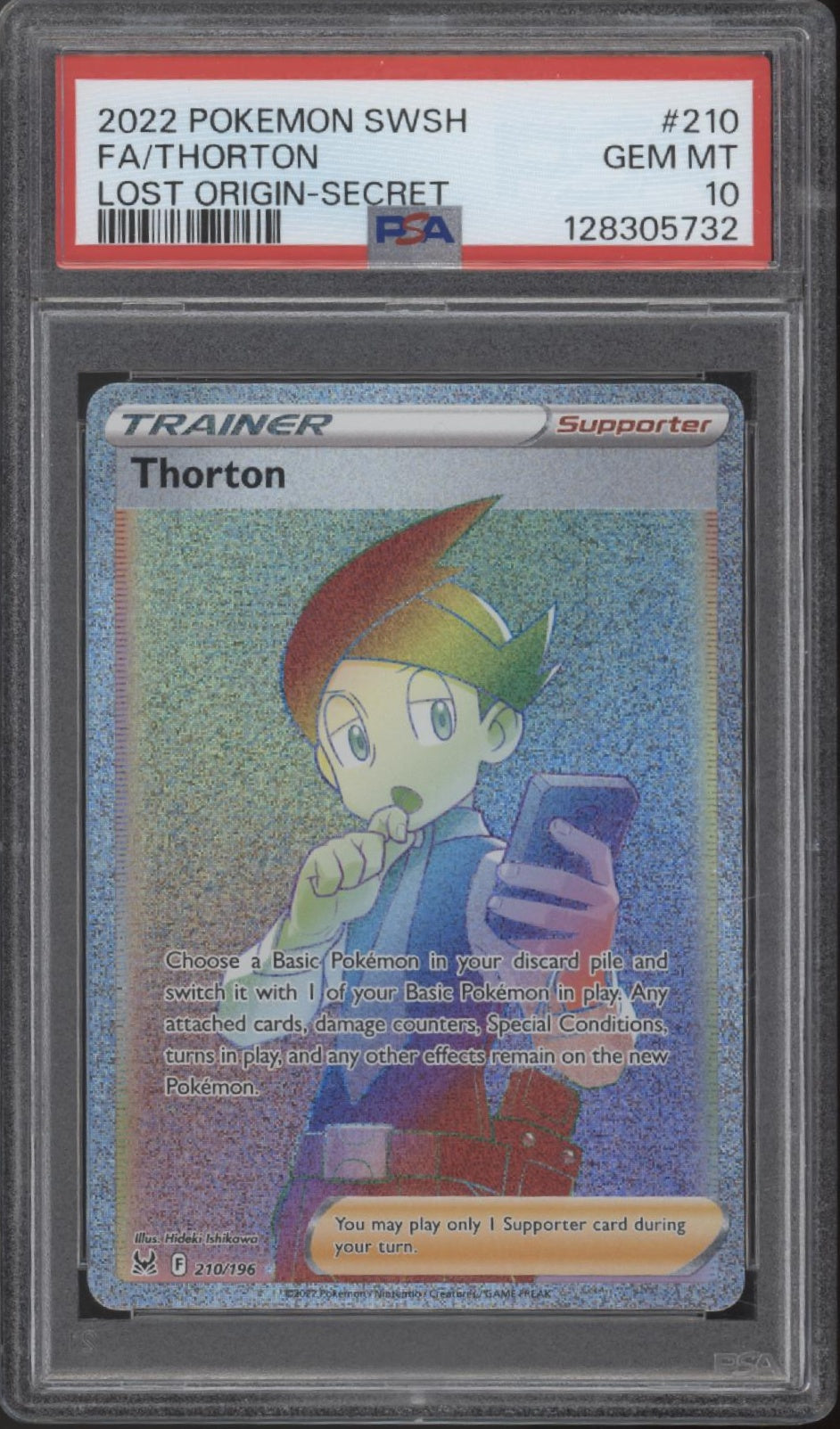 Thorton Pokemon Lost Origin Secret Full Art #210 PSA 10、Collector Store LLC Gaming、kayou