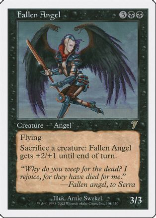 Fallen Angel (7ED-134) - 7th Edition、Wizards of the Coast、kayou