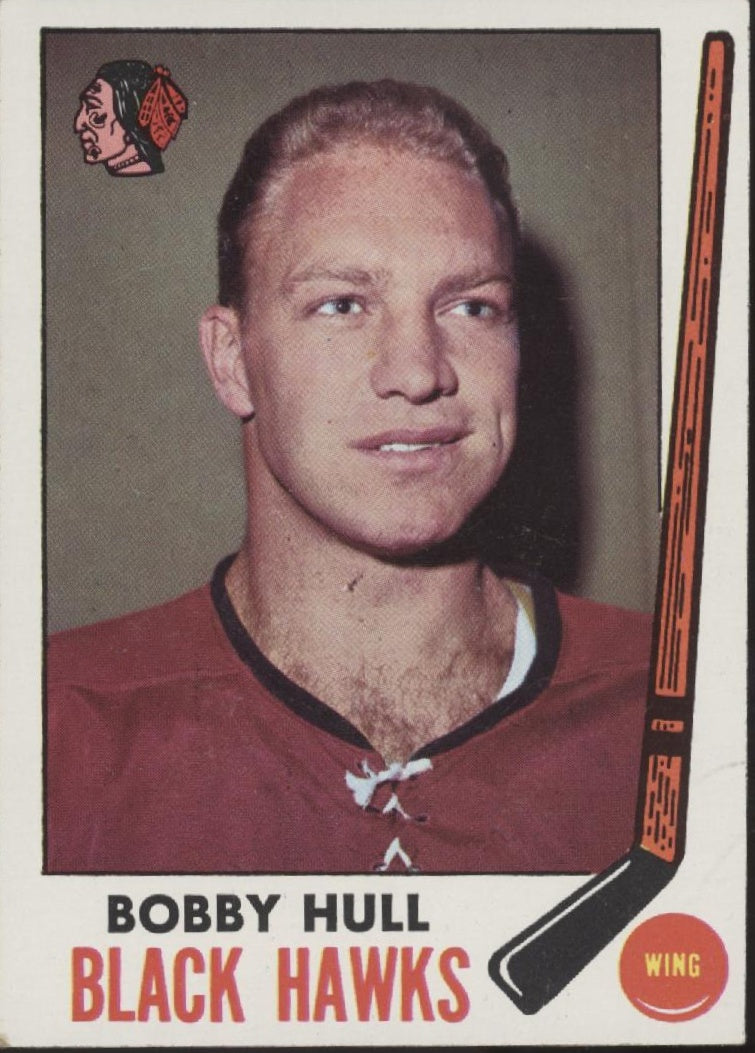 Bobby Hull 1969-70 Topps #70 Chicago Blackhawks VG、Collector Store LLC、kayou