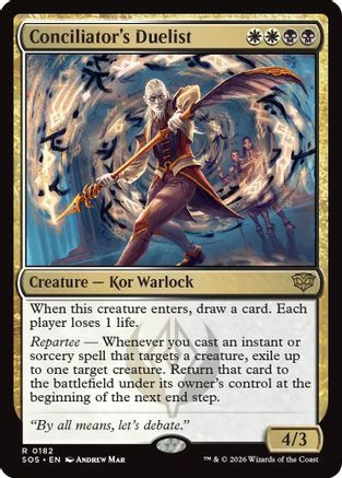 Conciliator's Duelist (SOS-182) - Secrets of Strixhaven、Wizards of the Coast、kayou