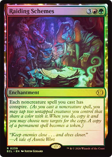 Raiding Schemes SGL-MTG-ECL-239-ENF、Magic: The Gathering、kayou