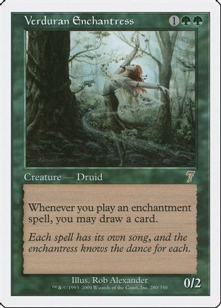 Verduran Enchantress (7ED-280) - 7th Edition Foil、Wizards of the Coast、kayou