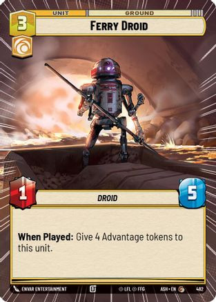 Ferry Droid (Hyperspace) (482) - Ashes of the Empire、Fantasy Flight Games、kayou