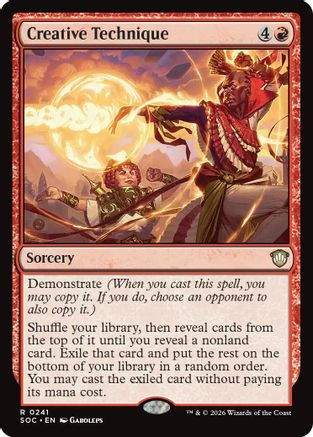 Creative Technique (SOC-241) - Commander: Secrets of Strixhaven、Wizards of the Coast、kayou