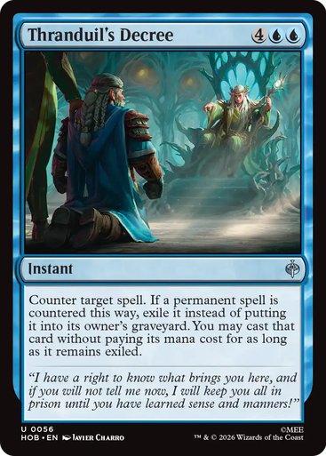 Thranduil's Decree (Foil) | The Hobbit、Magic: The Gathering、kayou