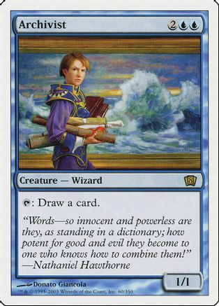 Archivist (8ED-060) - 8th Edition Foil、Wizards of the Coast、kayou
