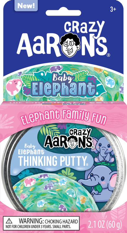 Thinking Putty Baby Elephant 4-Inch Full Size Putty、ToyWiz、kayou