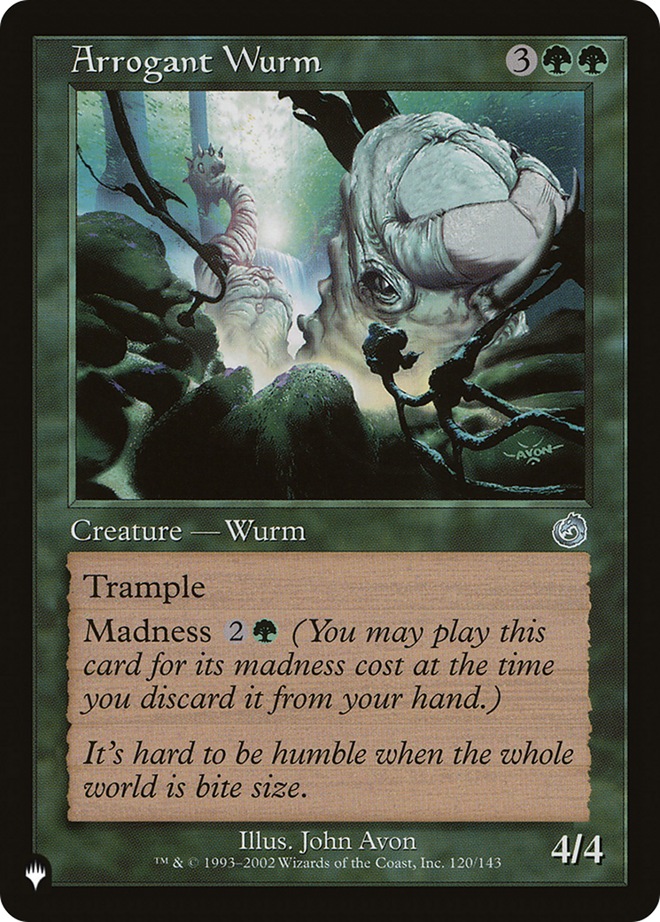 Arrogant Wurm (LIST-120/143) - The List、Wizards of the Coast、kayou