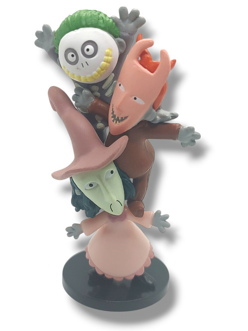 Disney The Nightmare Before Christmas Lock, Shock, & Barrel 3.5-Inch PVC Figure Loose、ToyWiz、kayou