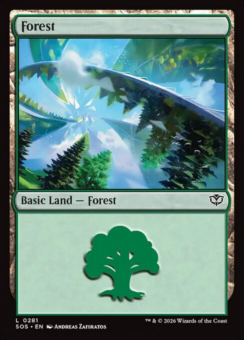 MtG Secrets of Strixhaven Common Forest #281、ToyWiz、kayou