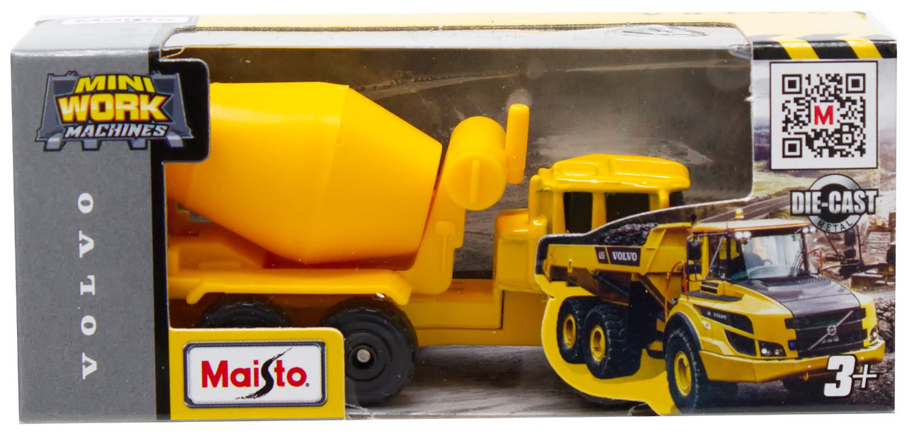 Mini Work Machines Volvo Cement Truck Diecast Vehicle、ToyWiz、kayou
