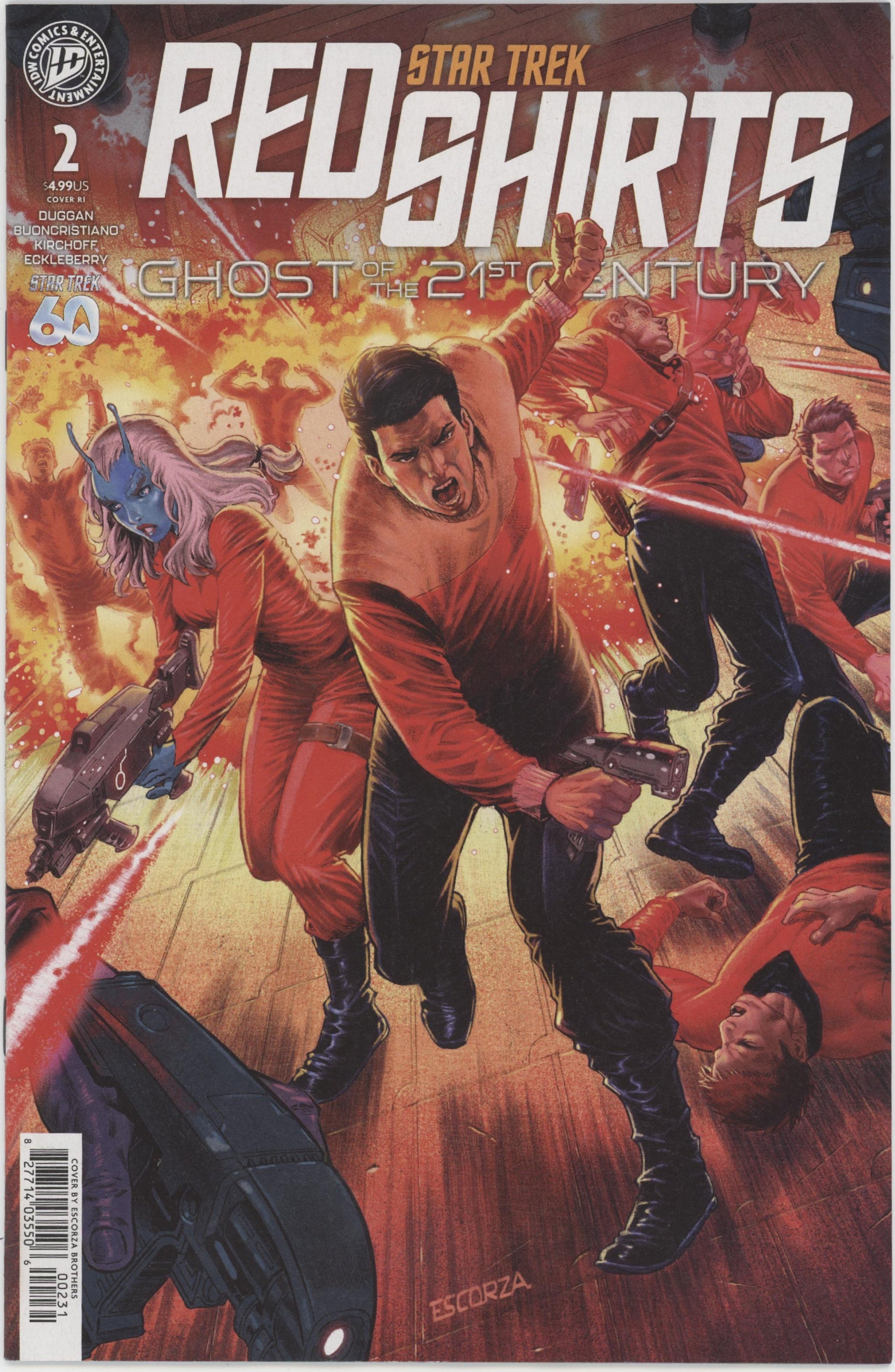 Star Trek: Red Shirts Ghost Of The 21st Century #2 Variant Ri (10) (Escorza Brothers)、IDW Publishing、kayou