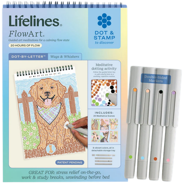 Lifelines FlowArt: Dot-By-Letter - Wags & Whiskers、Lifelines、kayou