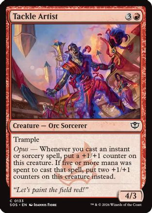 Tackle Artist (SOS-133) - Secrets of Strixhaven、Wizards of the Coast、kayou